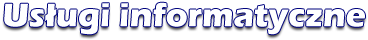 obsługa informatyczna